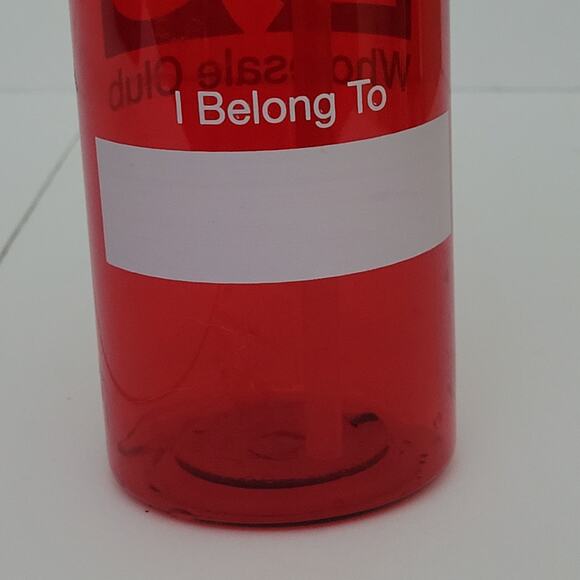 Red Water Bottle with BJ's Wholesale Club Logo - Picture 9 of 10